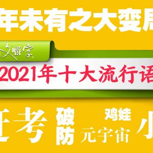 年度流行语为何不选“YYDS”和“绝绝子